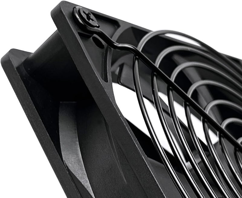 DVUIYYL 2 PCS 120mm Fan Grill pc 120mm Fan Bracket Grill (Black) - Image 3